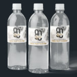 Minimal Eighty & Elegant Black Gold 80th Birthday Water Bottle Label<br><div class="desc">Add a sophisticated touch to your celebration with our Minimal Eighty & Elegant Black Gold 80th Birthday Water Bottle Label. Designed with a sleek black background and luxurious gold foil-inspired lettering, these labels transform ordinary bottles into elegant party details. Perfect for milestone celebrations, they keep your décor cohesive while adding...</div>