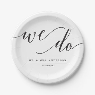 Minimal Elegance We Do Paper Plate
