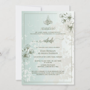 Minimal Elegance Wedding Invitation   Soft Ivory