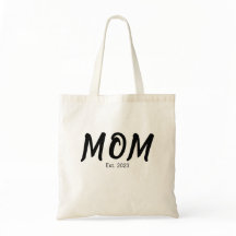 Minimal Elegant Bold Custom Date Mom