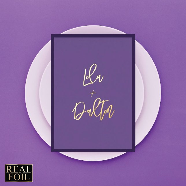 Minimal Elegant Gold Typography Border Wedding (Creator Uploaded)