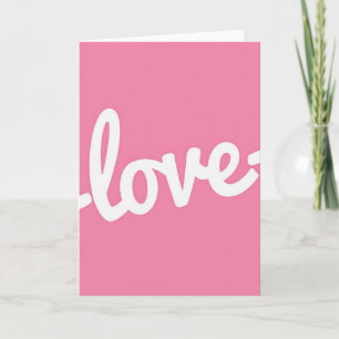 Minimal Elegant Love Card