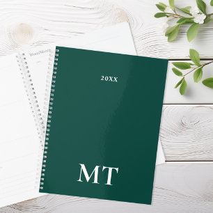 Minimal Elegant Monogram Planner
