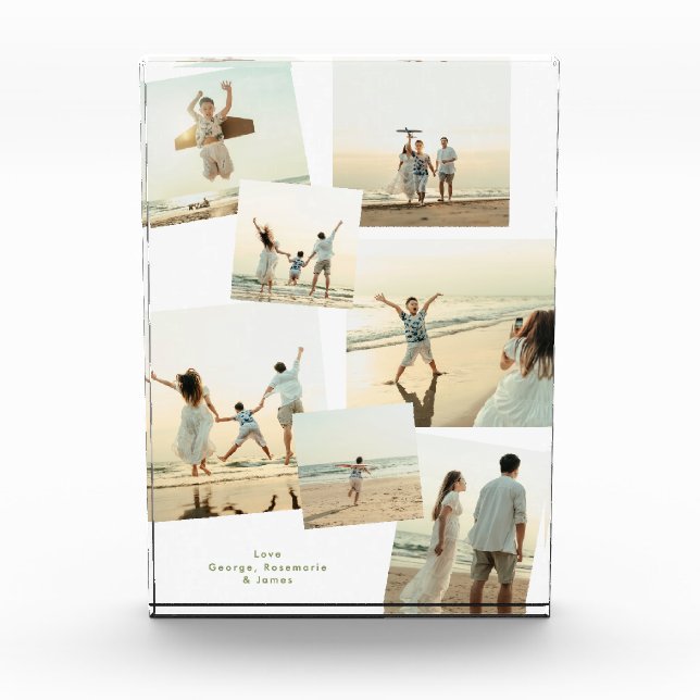 Minimal Elegant Multi Insta Film Strip 8 Photo Block (Front)