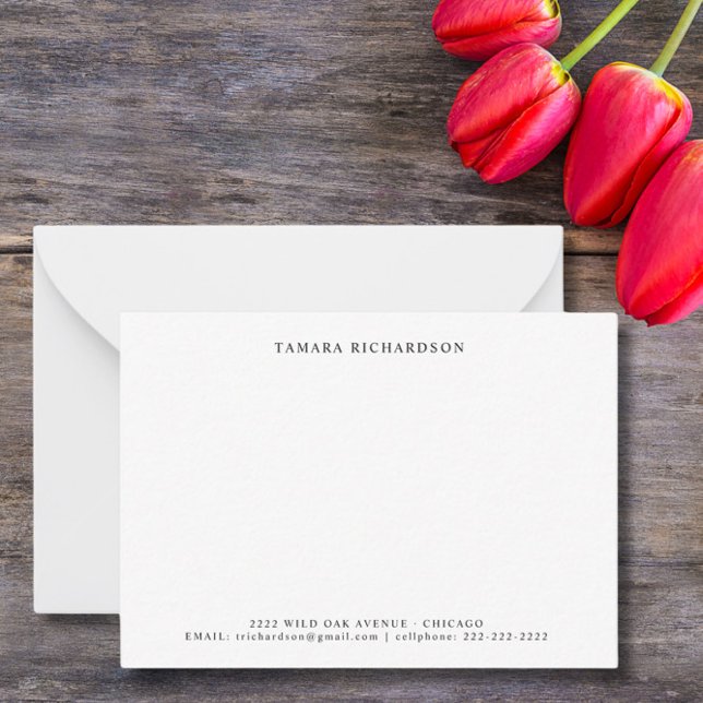 Minimal Elegant Personalised Card (Creator Uploaded)