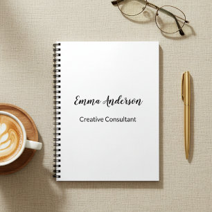 Minimal Elegant Professional  Notebook