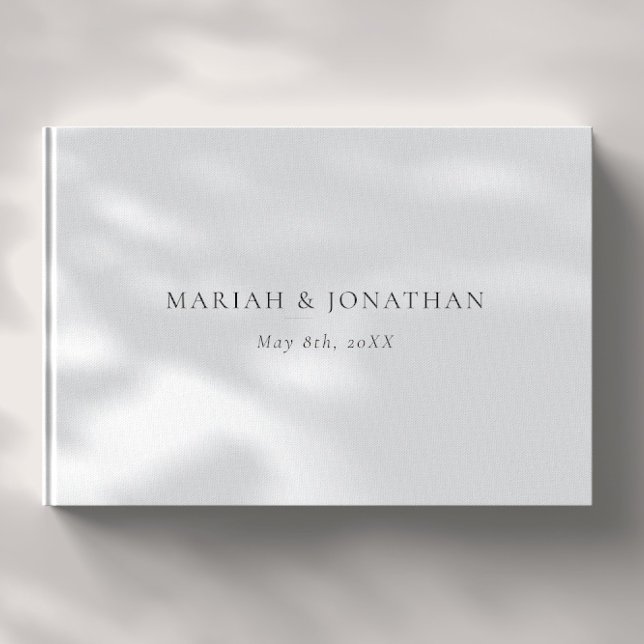 Minimal Elegant Reception Wedding Guest Book (Creator Uploaded)