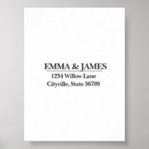 Minimal Elegant Wedding Welcome Sign – Ivory Marbl