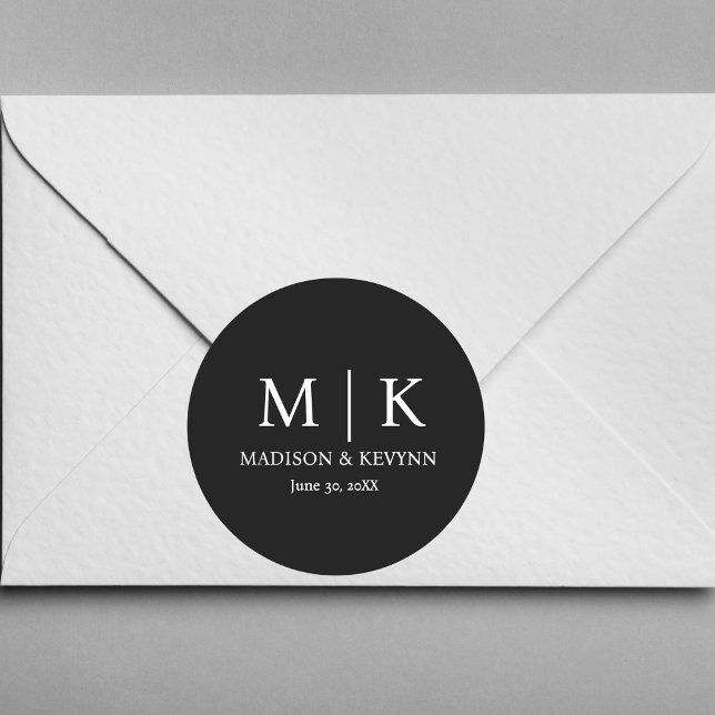 Minimal & Elegant & White Wedding Envelope Seals  (Creator Uploaded)