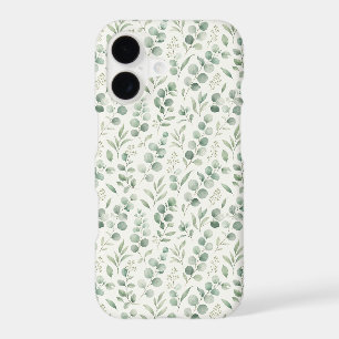 Minimal Eucalyptus Leaves Seamless Pattern