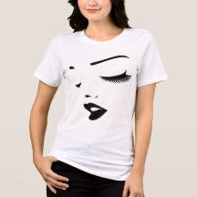 Minimal Face Line Art Women’s T-Shirt