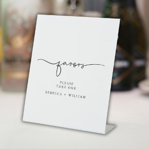 Minimal Favors Handwritten Script Sign