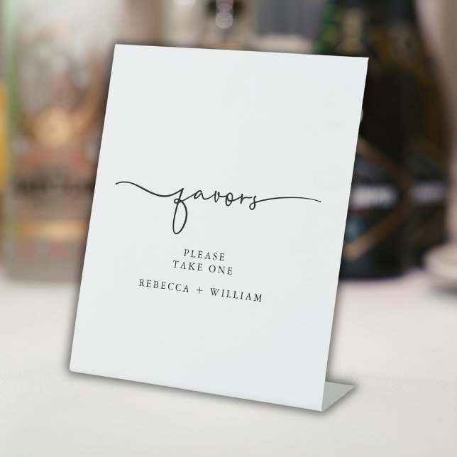 Minimal Favors Handwritten Script Sign (Creator Uploaded)