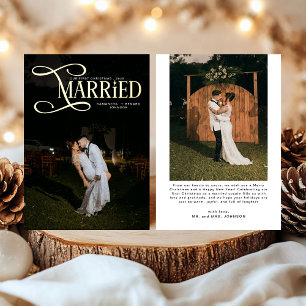 Minimal First Christmas Married Couples 2 Photos