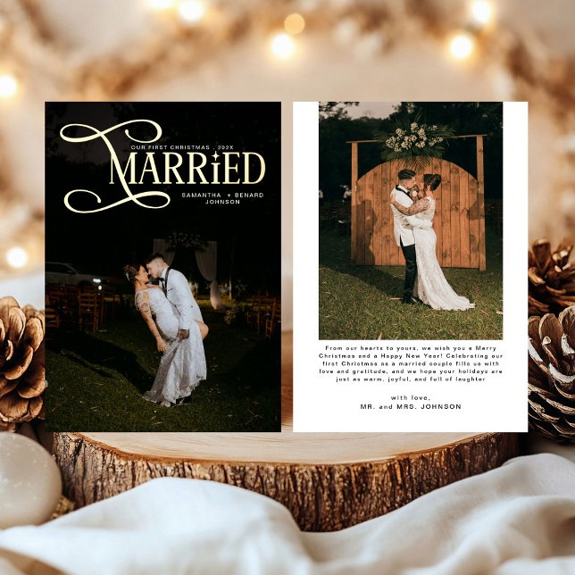 Minimal First Christmas Married Couples 2 Photos  (Creator Uploaded)