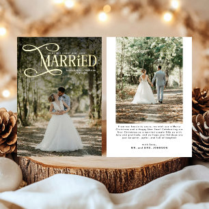 Minimal First Christmas Married Couples 2 Photos 