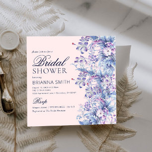 Minimal Floral Bridal shower Invitation