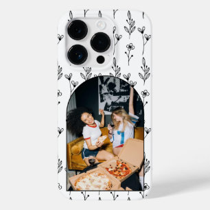 Minimal Floral Custom Photo Iphone 14 Case