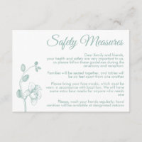 Minimal floral orchids modern safety measures