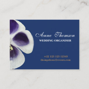 Minimal, Floral Professional Bussines Card