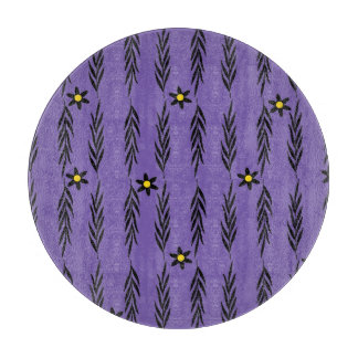 Minimal Floral Seamless Modern Botanical Daisy Pa Cutting Board