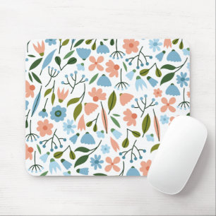 Minimal Floral Spring Mouse Pad