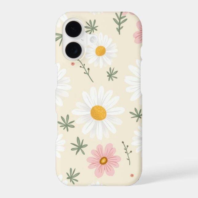 Minimal Floral Summer Pattern Phone Case  (Back)