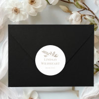 Minimal Floral White Botanical