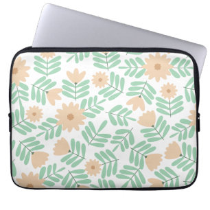 Minimal flower laptop sleeve