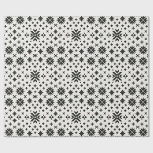 Minimal Folk Geometry Seamless Pattern Wrapping Paper