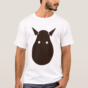 Minimal Fox Silhouette Simple Animal Illustration T-Shirt
