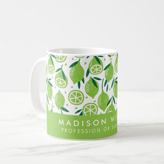 Minimal Fruit Coffee Mug (Front Left)