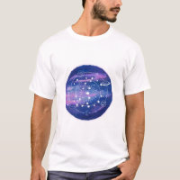 Minimal Galaxy Moon Design | Cosmic Aesthetic Art