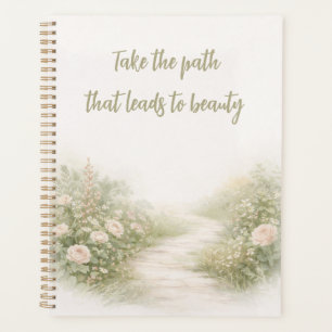 Minimal Garden Path Inspirational Planner