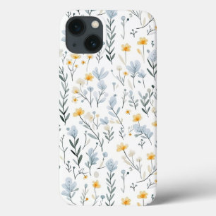Minimal Gentle Colourful Garden Wildflowers Nurser iPhone 13 Case