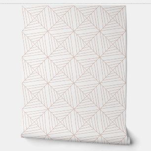 Minimal Geometric Blocks & Lines Pattern Wallpaper