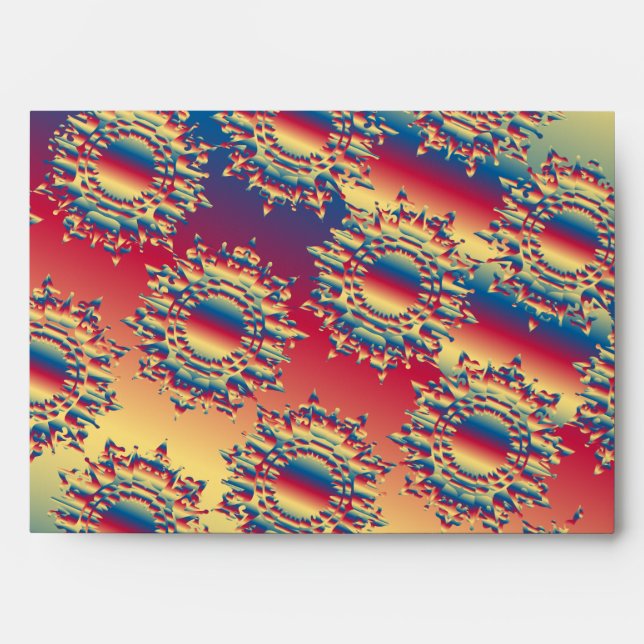 Minimal Geometric Colourful Design Edit Envelope (Front)