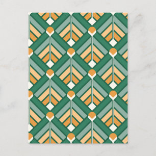 Minimal geometric holiday postcard