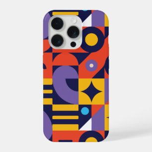 Minimal geometric iPhone 15 pro case