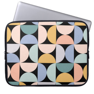 Minimal Geometry: Scandinavian Artwork Poster Laptop Sleeve
