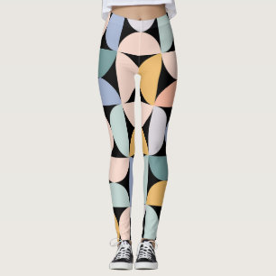 Minimal Geometry: Scandinavian Artwork Poster Leggings