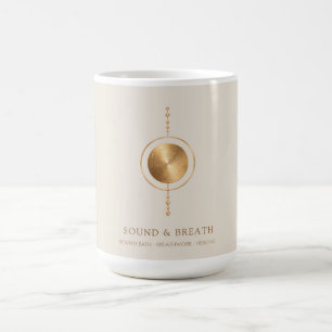 Minimal Gold Sound Healing & Breathwork Coffee Mug