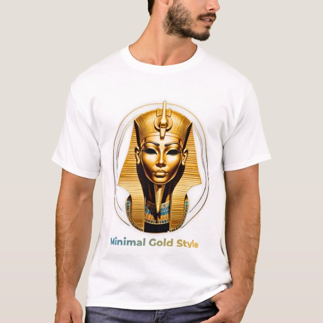     Minimal Gold Tee (Front)