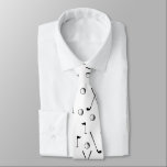 Minimal Golf Pattern Ball Flag Club Golfer Gift   Tie<br><div class="desc">Minimal golf pattern with clubs,  balls,  and flags for golf players. Gift for golf club,  golfer,  golf player,  team,  coach. Monochrome modern trendy black and white golf golfer golf player pattern gift home decor,  towels,  ... </div>