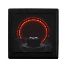 Minimal Gothic Halloween Jewelry Box