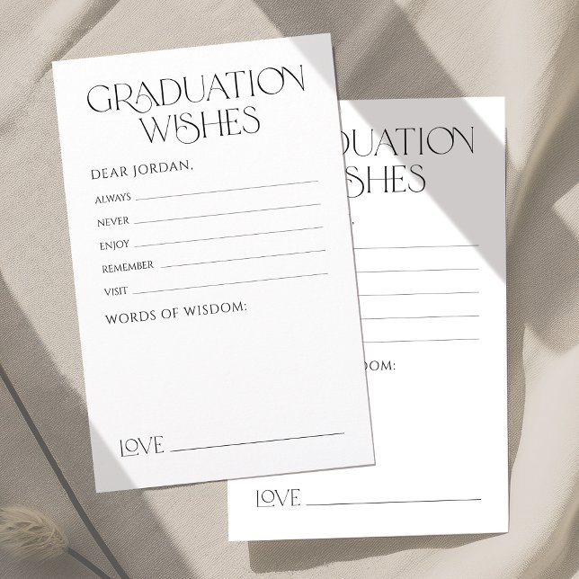 Minimal Graceful Elegance Graduate advice & wishes (Minimal Graceful Elegance Graduate advice & wishes)