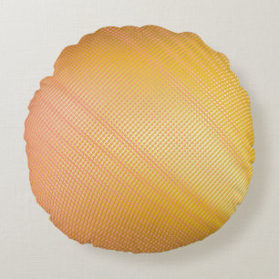 Minimal Gradient Pattern. Duo Tone Cover Design. G Round Cushion