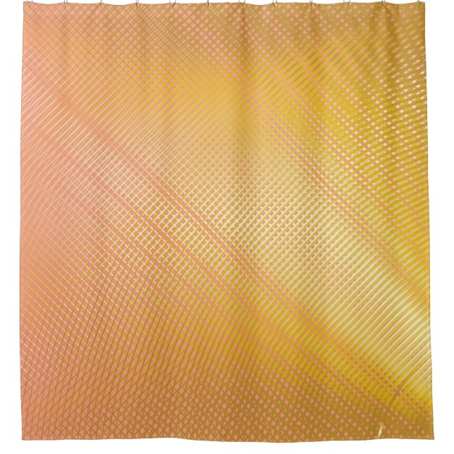 Minimal Gradient Pattern. Duo Tone Cover Design. G Shower Curtain (Front)