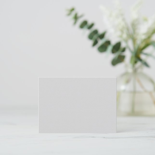 Minimal Grey Polka Dot Pattern  Calling Card (Standing Front)