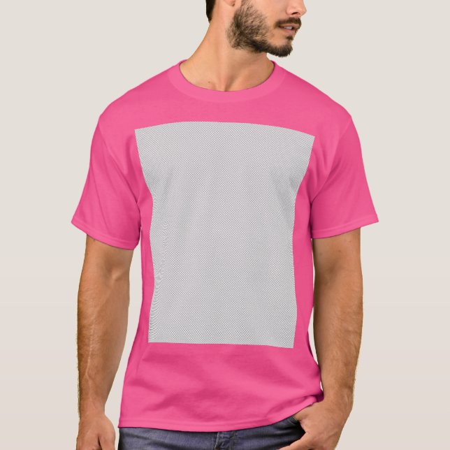 Minimal Grey Polka Dot Pattern  T-Shirt (Front)